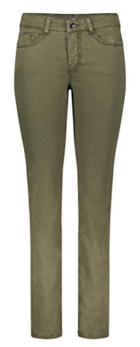 MAC Jeans Angela_0380L Vaqueros Straight, Verde (Military Green PPT 348r), 46W x 32L para Mujer
