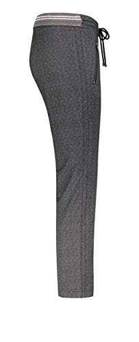 MAC Jeans Easy Smart Pantalones, Gris (Anthracite Figured 080g), W24/L27 (Talla del Fabricante: 32/27) para Mujer