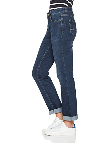 MAC Melanie, Vaqueros (Pierna Recta) para Mujer, Azul (New D845), 37 W/34 L