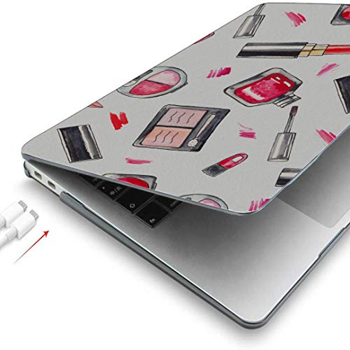 Macbook Pro Laptop Cosmetics Make Up Products Set Plastic Hard Shell Compatible Mac Air 13"Pro 13" / 16"Macbook Funda Protectora Funda Protectora para Macbook Versión 2016-2020