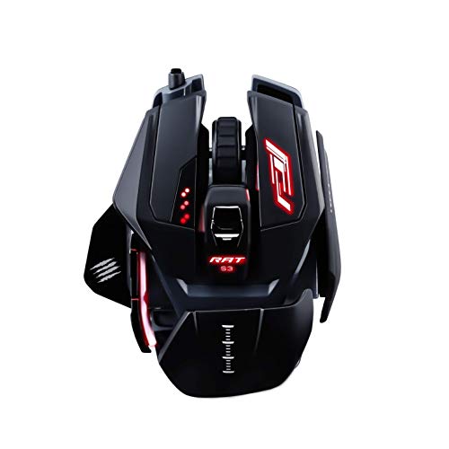 Mad Catz R.A.T. Pro S3 - Ratón (Mano Derecha, Óptico, USB, 7200 dpi, 8000 pps, Negro)