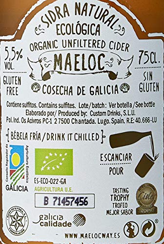 Maeloc Sidra Natural Ecológica - 750 ml