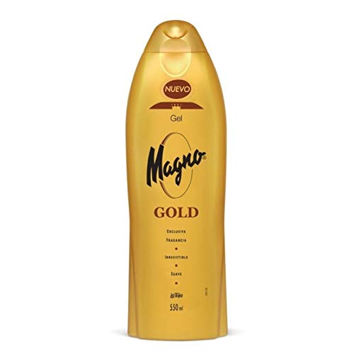 Magno - Gel de Ducha Gold - Fragancia de base Floral y salida amaderada - 550ml
