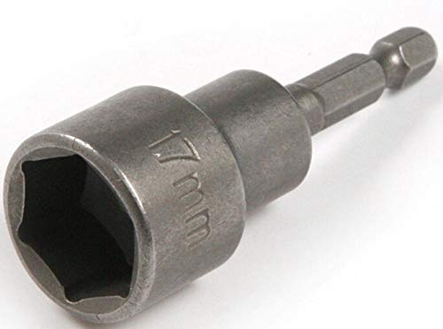 Malayas Juego de 10 piezas de Tuercas Magnéticas, Llaves de Vaso Hexagonales, Adaptador Magnético de Brocas de 6-19mm, de 1/4 Pulgada para Hexágono/ Atornillador/ Taladro