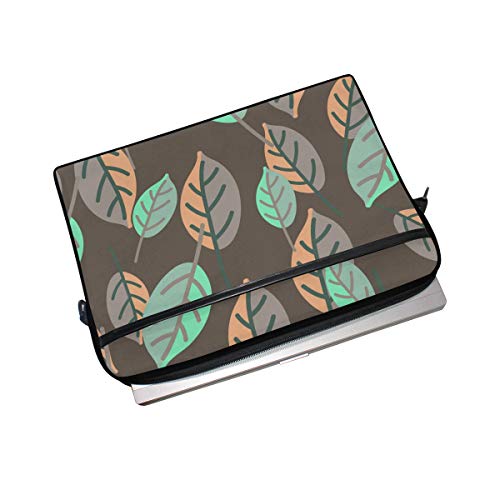Maletín para maletín con Estilo para Laptop 15 Pulgadas con Correa para el Hombro para Hombres y Mujeres Hojas Hermosas