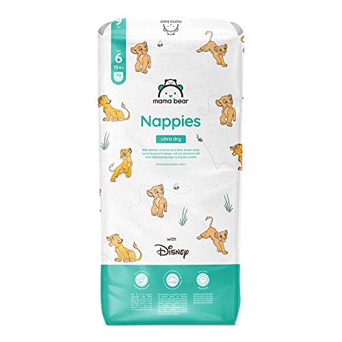 Mama Bear - Disney - 140 pañales ultrasecos, talla 6 (15 kg +)