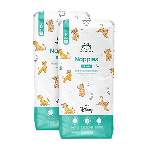 Mama Bear - Disney - 140 pañales ultrasecos, talla 6 (15 kg +)