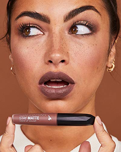 Manhattan Stay Matte Liquid Lip Colour 105 Raw Kiss - Pintalabios, 5,5 ml