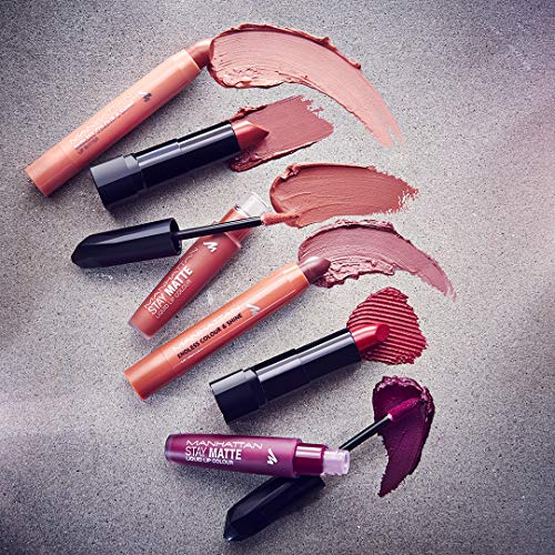Manhattan Stay Matte Liquid Lip colour, color 400 Fucsia Avenue, Rosa, 6 ml