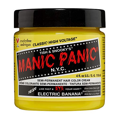 Manic Panic, Crema de Color Semipermanente, Electric Banana