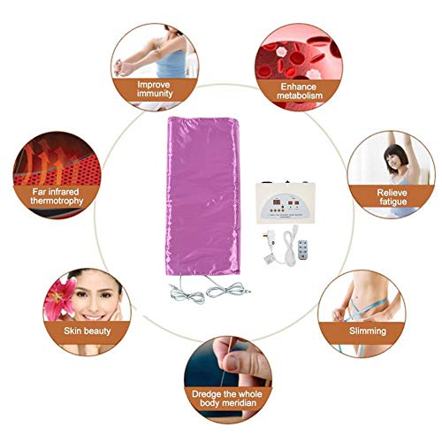Manta de sauna de calefacción por infrarrojos manta de vapor,manta de sauna de vapor de casa,manta de drenaje de calefacción salón de belleza,promoción de la circulación sanguínea,modelando la figura