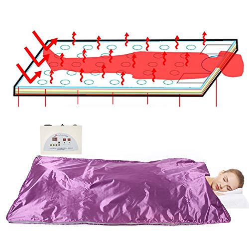 Manta de sauna de calefacción por infrarrojos manta de vapor,manta de sauna de vapor de casa,manta de drenaje de calefacción salón de belleza,promoción de la circulación sanguínea,modelando la figura