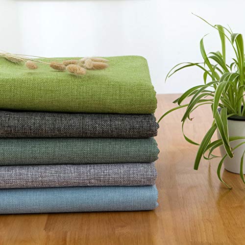 Mantel de Color sólido de algodón y Lino Mantel de Mesa de café Mesa Rectangular Nuevo café Profundo 39 * 63 Pulgadas de