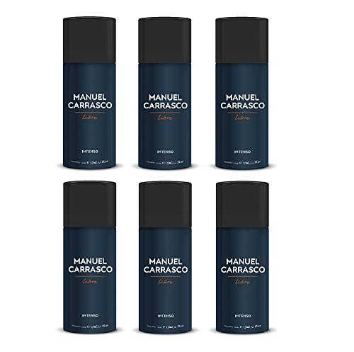 Manuel Carrasco Libre Desodorante Spray 150 ml. Pack 6 Unidades