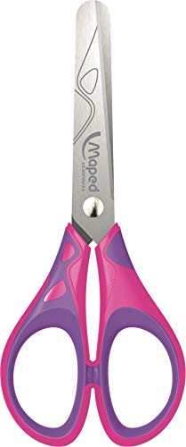 Maped - Tijeras de escuela, 13 cm, colores surtidos, 1 unidad