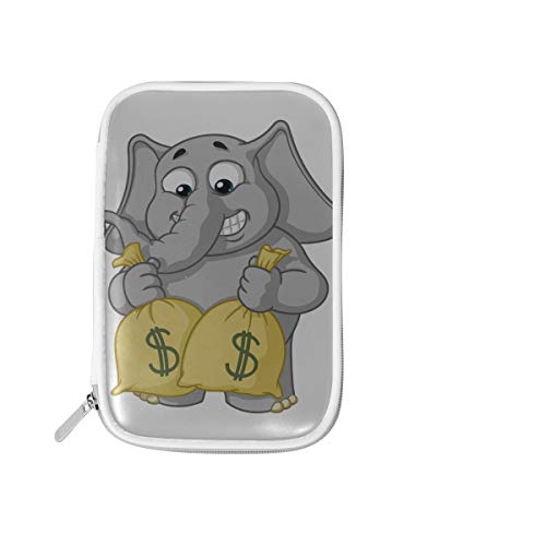 Maquillaje Estuche cosmético Heavy Big Giant Elephant Kid Maquillaje Bolsa Beauty Box Bag Multifuncional Girl Makeup Pouch para hombres mujeres