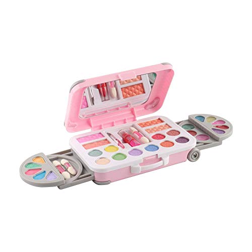 Maquillaje Niñas Set Maletin Juguete Niña, Set de Maquillaje cosmético y Real Lavable
