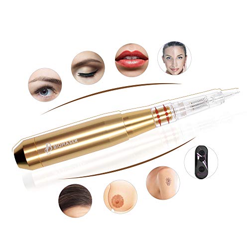 Máquina de maquillaje permanente Biomaser Mini tatuaje Kits de pluma Suizo Motor Rotary Machine Machine Pen con control de velocidad Eyebrow Eyeliner Body Lips maquillaje pluma