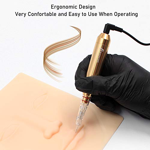 Máquina de maquillaje permanente Biomaser Mini tatuaje Kits de pluma Suizo Motor Rotary Machine Machine Pen con control de velocidad Eyebrow Eyeliner Body Lips maquillaje pluma