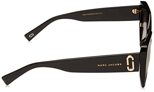 Marc Jacobs Marc 313/G/S FQ Gafas, BLACK/GY GREY, 53 Mujeres