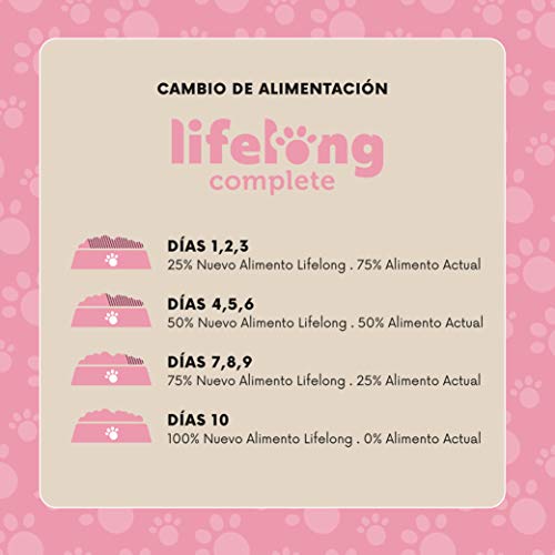 Marca Amazon - Lifelong Complete- Alimento seco completo para perros (razas pequeñas) con salmón y arroz, 1 x 10 kg