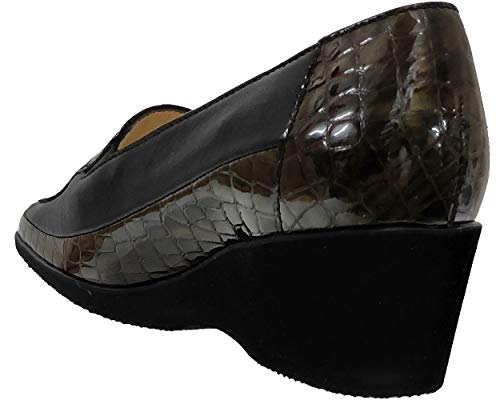 Marco, Sophora - Esmalte de uñas Bora/Cordero para Mujer A_Talon_Mocassin, Color Gris Oscuro, Gris (Gris (003 Silex)), EU35 UK2