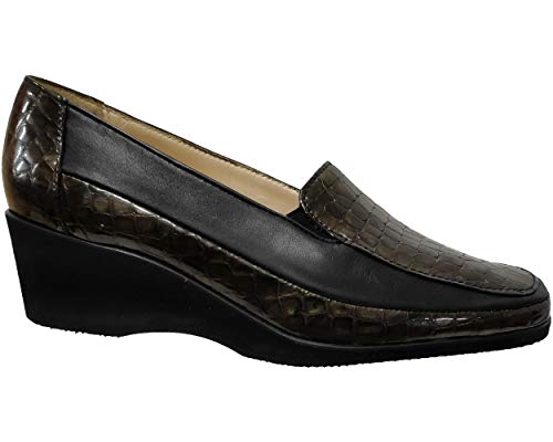 Marco, Sophora - Esmalte de uñas Bora/Cordero para Mujer A_Talon_Mocassin, Color Gris Oscuro, Gris (Gris (003 Silex)), EU35 UK2