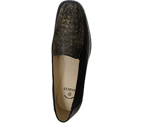 Marco, Sophora - Esmalte de uñas Bora/Cordero para Mujer A_Talon_Mocassin, Color Gris Oscuro, Gris (Gris (003 Silex)), EU35 UK2
