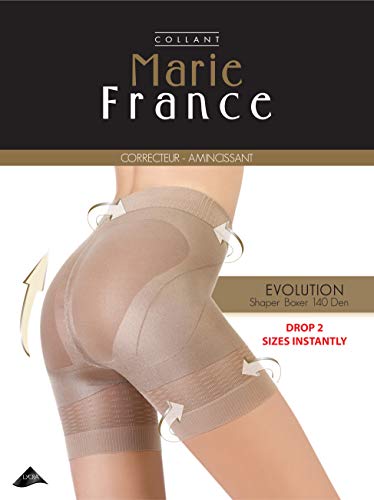 Marie France Short Evolution Ropa Interior Shaper, Mujer, Negro, M