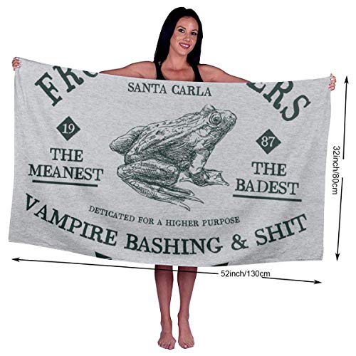 MasakoJMassie The Lost Boys Frog Brothers Santa Carla La Toalla Unisex Ligero Quicky Dry Toalla de Ducha de Microfibra Toalla de Playa
