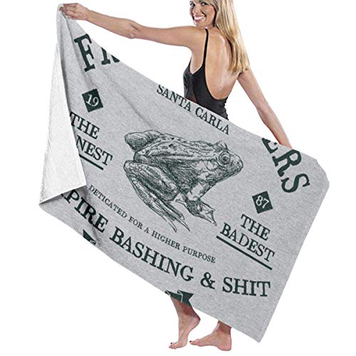 MasakoJMassie The Lost Boys Frog Brothers Santa Carla La Toalla Unisex Ligero Quicky Dry Toalla de Ducha de Microfibra Toalla de Playa