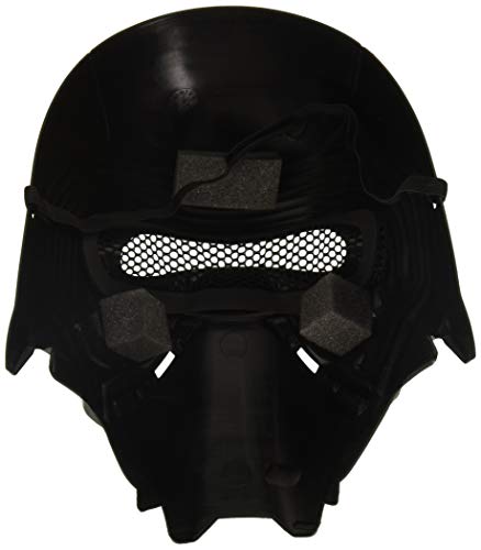 Mascara oficial de Rubie's de Kylo Ren de Star Wars, escala 1:2, talla única, color negro