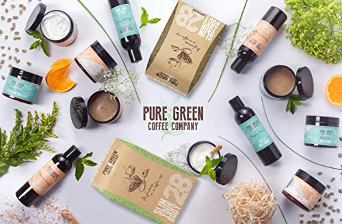 Mascarilla hidratante y nutritiva, para rostro y cuerpo de Pure Green Coffee Company. ACLARADOR de Naranja, enriquecido con café verde para una hidratación intensa de la piel – Vegano - 200 ml