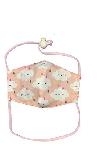 Mascarilla higiénica infantil homologada UNE 0065 bebé 3-4 años con filtro fijo lavable_marca: Brissa España