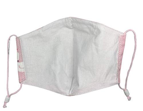 Mascarilla higiénica infantil homologada UNE 0065 niña 5-6-7 años con filtro fijo lavable_marca: Brissa España