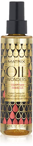 Matrix Oil Wonders - aceites para el cabello (Mujeres, Cabello teñido, Brillo, Suavizante, MULTI-USE: Pump to prime. Apply 1-2 pumps of hisbiscus hair before shampooing, during conditioning,)