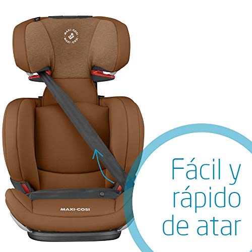Maxi-Cosi RodiFix AirProtect Silla coche grupo 2/3 isofix, 15 - 36 kg, silla auto reclinable, crece con el niño 3.5 - 12 años, color authentic cognac