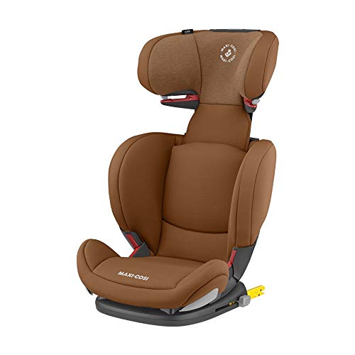 Maxi-Cosi RodiFix AirProtect Silla coche grupo 2/3 isofix, 15 - 36 kg, silla auto reclinable, crece con el niño 3.5 - 12 años, color authentic cognac