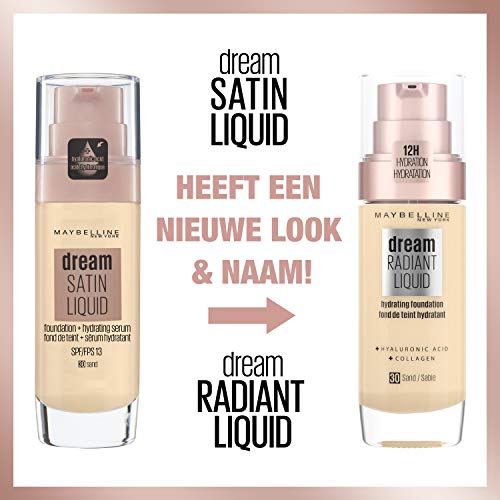 Maybelline 63156 Dream Satin Base de Maquillaje, SPF13 - 30 ml