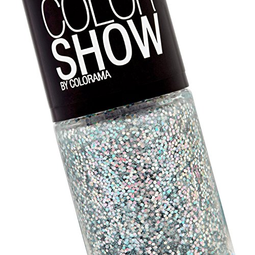 Maybelline Color Show 293 Glitter It esmalte de uñas Plata - Esmaltes de uñas (Plata, Glitter It, 1 pieza(s), Francia, 25 mm, 68 mm)