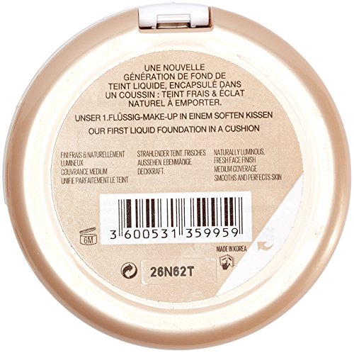 Maybelline DREAM CUSHION FDT NU 21 Nude base de maquillaje - Base de maquillaje (Nude, #EDCEA5, 26 mm, 70 mm, 70 mm, 62 g)