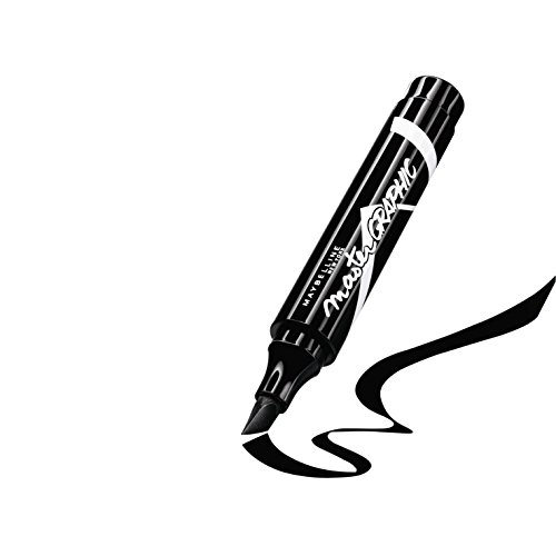 Maybelline Master Graphic delineador de ojos Sólido Negro - Delineadores de ojos (Sólido, Negro, Lápiz, Italia, 17 mm, 43 mm)