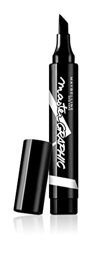 Maybelline Master Graphic delineador de ojos Sólido Negro - Delineadores de ojos (Sólido, Negro, Lápiz, Italia, 17 mm, 43 mm)