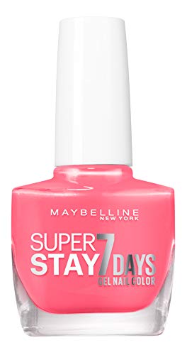 Maybelline New York – Vernis à Ongles Professionnel – Technologie Gel – Super Stay 7 Days – Teinte : Acid Grapefruit (920)