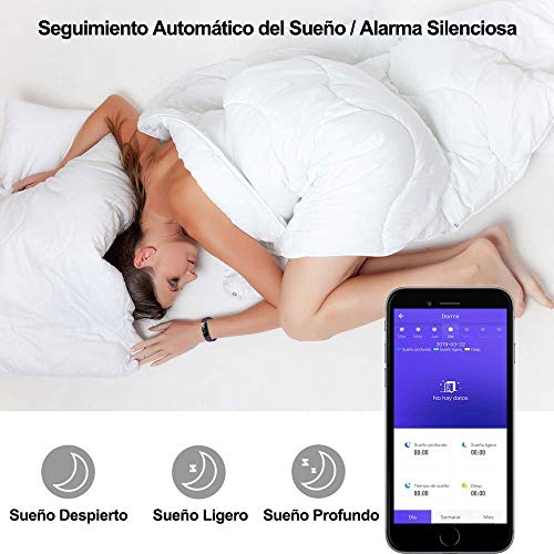 MAYIBAN Pulsera Actividad Inteligente, Pulseras Actividades Impermeable IP67 con Correa Reemplazable, Oxígeno en Sangre Monitor Cardiaco Reloj Pulsaciones GPS para Niños, Mujeres, Hombres