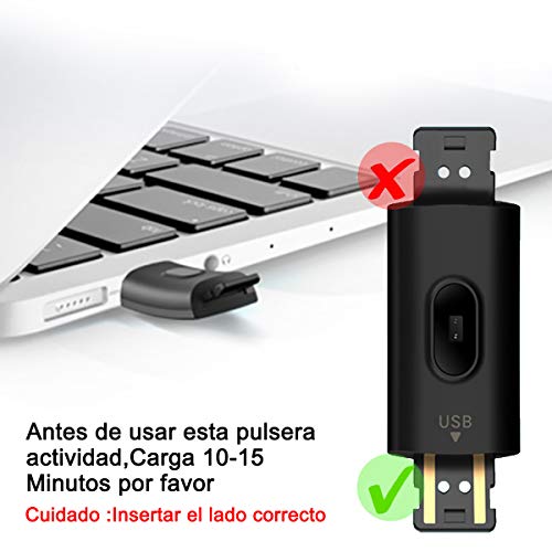 MAYIBAN Pulsera Actividad Inteligente, Pulseras Actividades Impermeable IP67 con Correa Reemplazable, Oxígeno en Sangre Monitor Cardiaco Reloj Pulsaciones GPS para Niños, Mujeres, Hombres