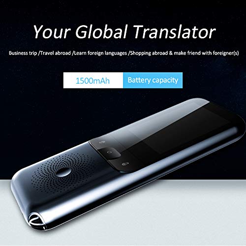 MCalle T11 traductor de voz con cámara (OCR), traducción de 138 idiomas en modo online (WLAN o Hotspot) y 14 en modo offline, Android 7