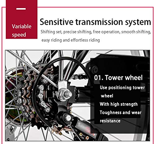 MC.PIG Lady Classic Bike con cesta – Bicicleta de paseo para mujer de velocidad variable, bicicleta para adultos 22/24/26 pulgadas para estudiantes macho y hembra (color: blanco, tamaño: 22 pulgadas)