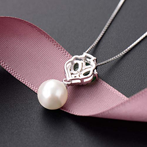 Mcuties Necklet Pendant Collares Colgantes Colgante Cadena De Suéter Cadena Claviculars925 Plata Esterlina Collar Colgante Simple Salvaje Elegante Pequeña Fragancia