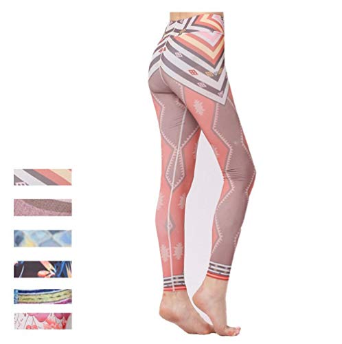 Medias para mujer Medias de mujer Nuevos pantalones de yoga impresos pantalones deportivos de fitness pantalones ajustados de yoga floral pantalones de amoníaco flores femeninas pintadas a mano XL